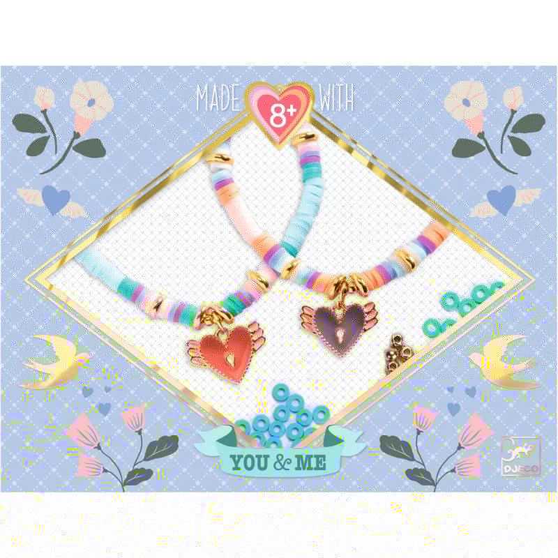 Buki France BE123 – Kit Creativo Per Creare 8 Gioielli Heishi Con Perline Colorate, Dorate E Ciondoli - 5