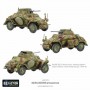 SD KFZ 222 2232 armored car tedesco rumeno cinese bulgaro BOLT ACTION miniatura in plastica WARLORD GAMES scala 1/56 Warlord Gam