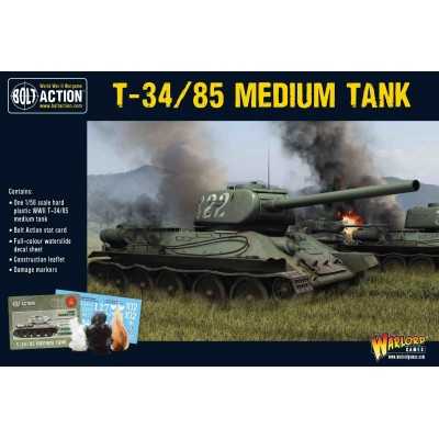 T 34 85 MEDIUM TANK carro armato sovietico BOLT ACTION miniatura in plastica WARLORD GAMES scala 1/56 Warlord Games - 1
