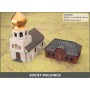 EASTERN FRONT seconda guerra mondiale SOVIET BUILDINGS BUNDLE miniature set FLAMES OF WAR età 14+ Battlefront Miniatures - 1