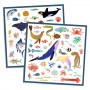 ADESIVI METALLIZZATI set di 160 stickers OCEANO creature marine DJECO DJ09278 età 4+ Djeco - 1