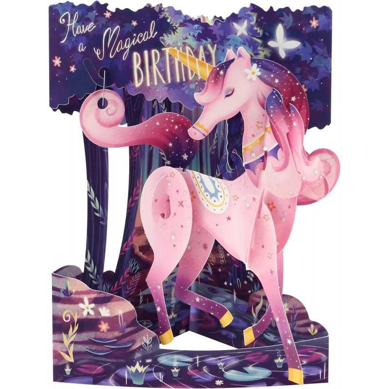 Forest Unicorn - Biglietto Di Auguri Anne Stokes Con Busta - 3