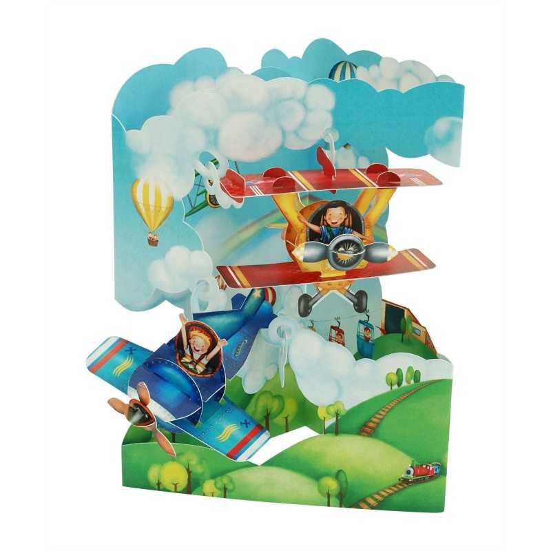 Santoro Florist And Flower Cart 3D Pop-Up Swing Card - Greetings And Birthday Card - Design 24 Gifts - View #8
