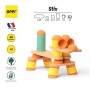 STIX gioco creativo libero OPPI in legno e silicone SET DA 60 PEZZI costruzioni DA IMPILARE età 2+ oppi - 5