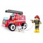 SQUADRA ANTINCENDIO furgone AUTO DEI POMPIERI set HAPE firemen IN LEGNO firemen E3024 età 3+ Hape - 2