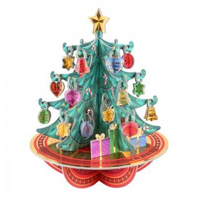 ALBERO DI NATALE pirouette countdown christmas tree GORJUSS santoro 3D POP UP in cartone Gorjuss - 1
