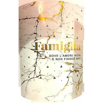LAMPADA in carta PAPER LAMP panini FAMIGLIA luce decorativa LED multicolore Franco Panini Ragazzi - 7