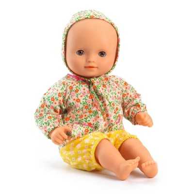 BAMBOLA pomea collection BABY FLORA PETIT PAN doll DJECO età 18 mesi + Djeco - 2