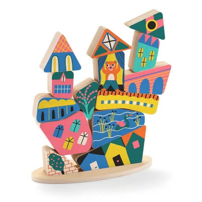 Torre Tumbling In Legno 48 Pezzi - Gioco Classico Per Famiglie, Per Bambini 3+ Anni (ZOPPER)