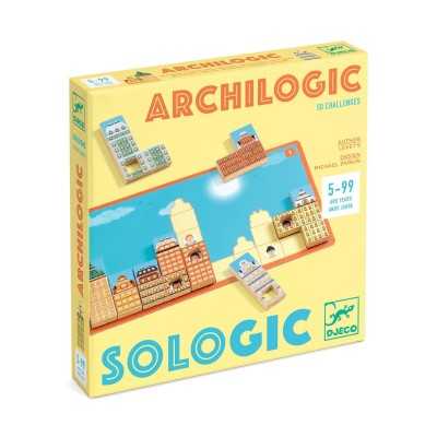 ARCHILOGIC con 50 sfide SOLOGIC gioco tascabile DJECO solitario DJ08582 età 5+ Djeco - 1