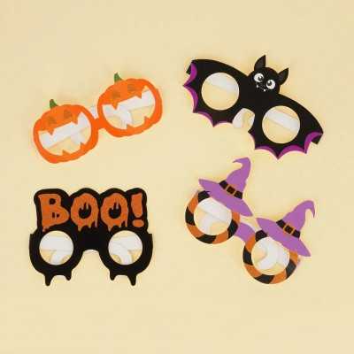 Occhiali Divertenti Gialli Con Occhi 3D Pazzi - Accessorio Carnevale, Halloween E Feste In Famiglia Con Confezione Regalo