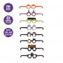 PARTY EYEGLASSES set di 8 paia di occhiali HALLOWEEN in carta LEGAMI tutti diversi Legami - 5