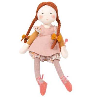 FLORA bambola IN STOFFA pupazzo MOULIN ROTY les rosalies PICCOLA età 10 mesi + Moulin Roty - 1