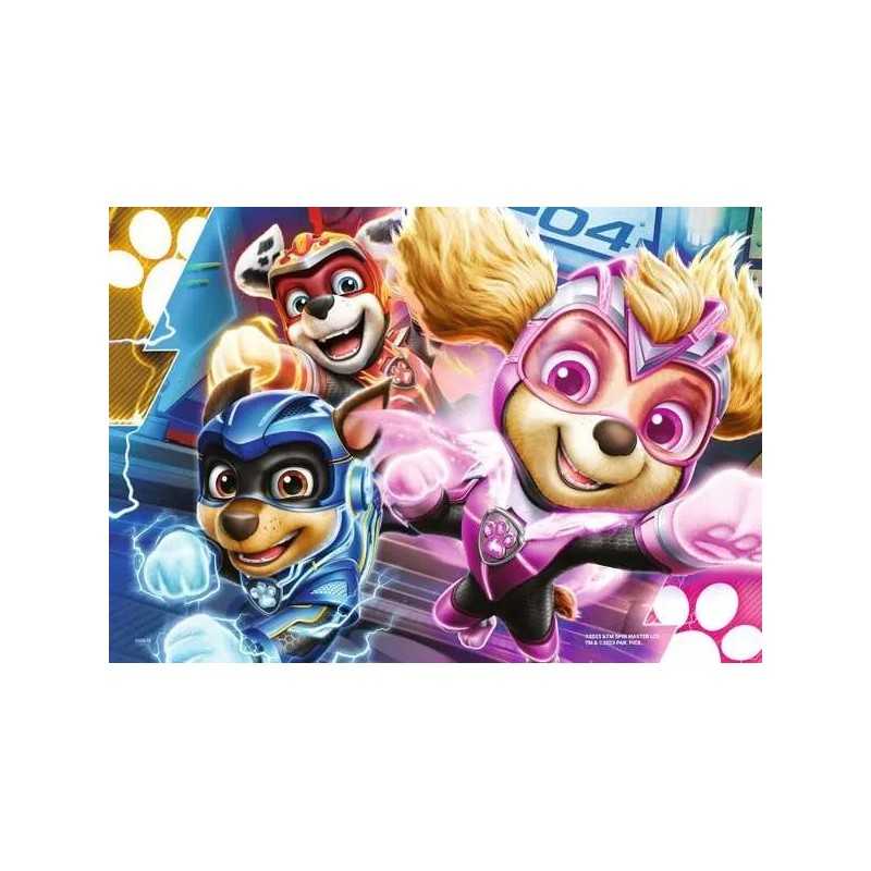 2 PUZZLE DA 12 PEZZI ravensburger PAW PATROL THE MIGHTY MOVIE set ...