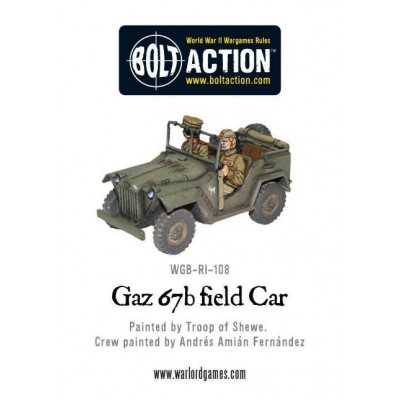 GAZ 67B FIELD CAR miniatura BOLT ACTION in metallo e plastica WARLORD GAMES scala 1/56 mm28 Warlord Games - 1