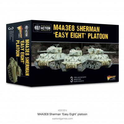 M4A3E8 SHERMAN EASY EIGHT PLATOON set di miniature BOLT ACTION in plastica WARLORD GAMES scala 1/56 mm28 Warlord Games - 1