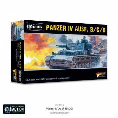 PANZER IV AUSF B/C/D miniatura BOLT ACTION in plastica WARLORD GAMES scala 1/56 mm28 Warlord Games - 1