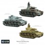 PANZER IV AUSF B/C/D ZUG 3 CARRI set di miniature BOLT ACTION in plastica WARLORD GAMES scala 1/56 mm28 Warlord Games - 3