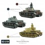 PANZER IV AUSF B/C/D ZUG 3 CARRI set di miniature BOLT ACTION in plastica WARLORD GAMES scala 1/56 mm28 Warlord Games - 5