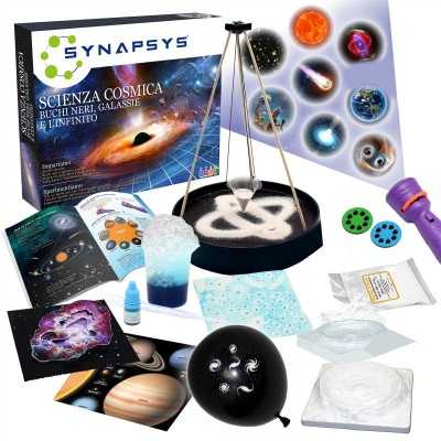 SCIENZA COSMICA kit scientifico SYNAPSYS esperimenti ASTRONOMIA età 8+  - 1