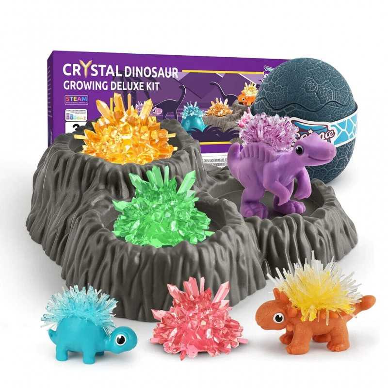 National Geographic Kit Alberi Di Cristallo: Esperimento Scientifico Per Bambini 8+ - Coltiva Cristalli Di Quarzo Rosa In 20 Minuti