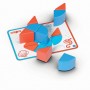 BLOCKS & CARDS costruzioni magnetiche SHAPES set da 16 pezzi MAGICUBE con 10 cubi e 6 carte doppie GEOMAG età 2+ Geomag - 3
