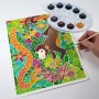 AQUARELLUM SentoSphere ANIMALI AMAZZONIA kit creativo artistico da 8 anni con colori e pennello SentoSphere - 3