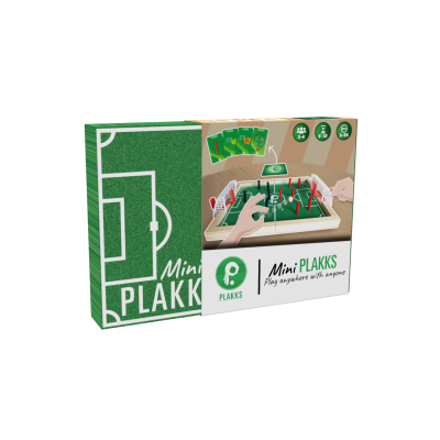 MINI PLAKKS gioco di abilità IN LEGNO calcio portatile SOCCER età 5+ PLAKKS - 1