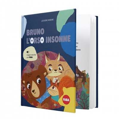 BRUNO L'ORSO INSONNE libro + audiolibro FABA in italiano CIRCA 15 MINUTI FABA - 2