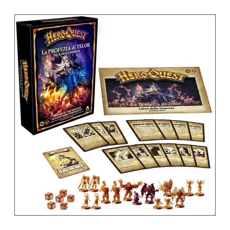 HeroQuest – I Maghi Di Morcar: Espansione Con 10 Missioni, 27 Miniature E 64 Carte Per Eroi Coraggiosi!