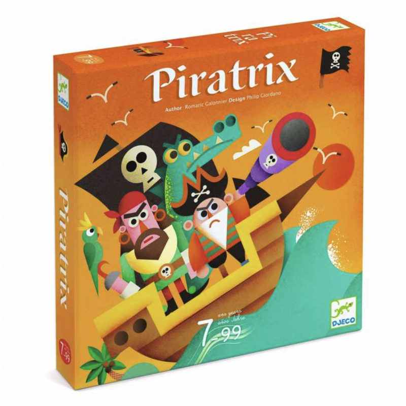 PIRATRIX gioco da tavolo DJECO pirati DJ00802 età 7