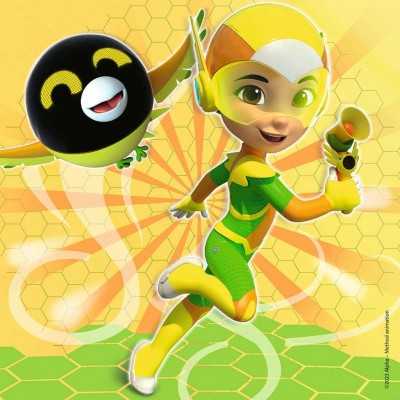 Ravensburger Puzzle 100 Pezzi XXL Petronix Defenders, Per Bambini 6+ Anni, Stimola Concentrazione E Creatività