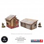PREPAINTED WW2 NORMANDY SMALL SHEDS WITH DOVECOTE scenario PREDIPINTO in hdf THE ARMY PAINTER THE ARMY PAINTER - 6