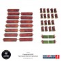 PREPAINTED WW2 NORMANDY LOW WALLS WITH GATE scenario PREDIPINTO in hdf THE ARMY PAINTER THE ARMY PAINTER - 4