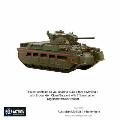 AUSTRALIAN MATILDA MK2 TANK minatura per BOLT ACTION in resina e metallo WARLORD GAMES Warlord Games - 1