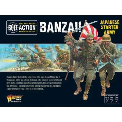 BANZAII JAPANESE STARTER ARMY set di minature per BOLT ACTION in plastica e metallo WARLORD GAMES Warlord Games - 1