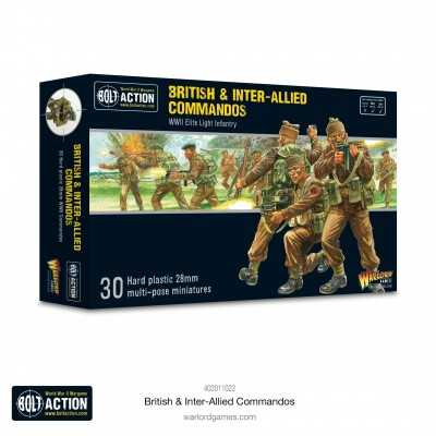 BRITISH & INTER-ALLIED COMMANDOS set di minature per BOLT ACTION in plastica WARLORD GAMES Warlord Games - 1
