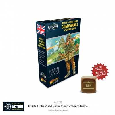 BRITISH & INTER-ALLIED COMMANDOS WEAPONS TEAMS set di minature per BOLT ACTION in resina WARLORD GAMES Warlord Games - 1