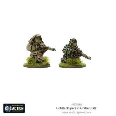 BRITISH SNIPER IN GHILLIE SUITS set di minature per BOLT ACTION in metallo WARLORD GAME Warlord Games - 1