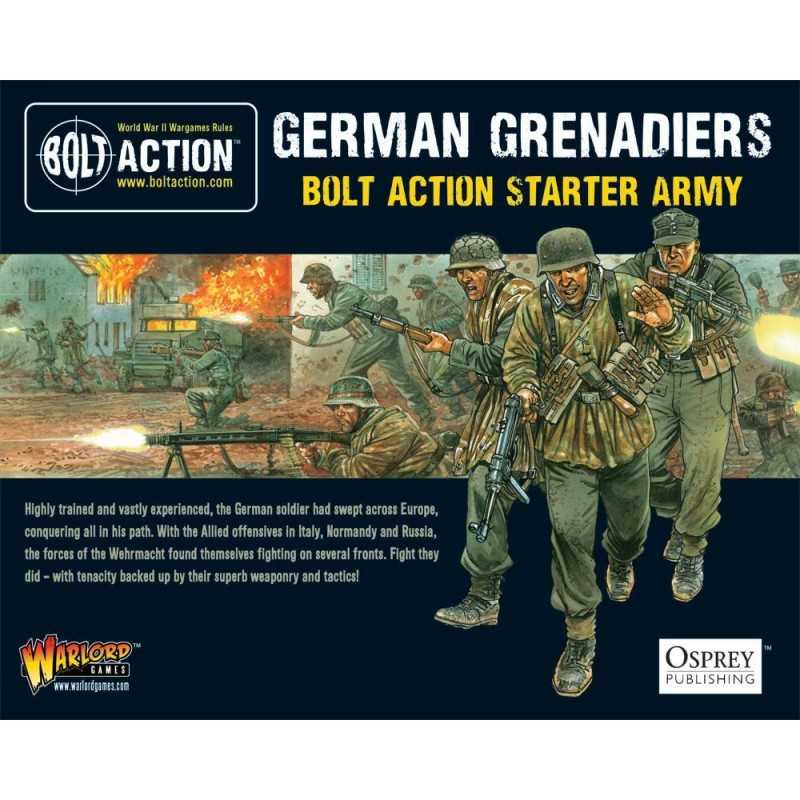 Warlord Games: Comando Veterano Tedesco HQ In Resina 28mm Per Bolt Action - 4 Miniature - 3