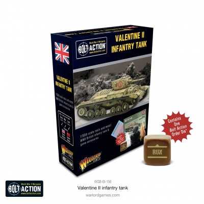 VALENTINE II INFANTRY TANK minatura per BOLT ACTION in resina e metallo WARLORD GAME Warlord Games - 1