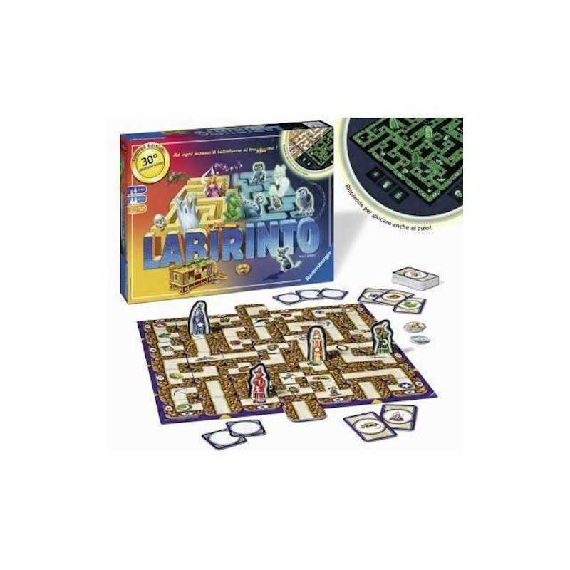 Ravensburger Labirinto Italia: Gioco Da Tavolo In Edizione Limitata, 2-4 Giocatori, 7+ Anni
