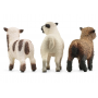 AMICHE PECORE sheep friends FARM WORLD miniature in resina SCHLEICH 42660 età 3+ Schleich - 3