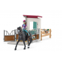 BOX CON LISA E STORM cavalli HORSE CLUB miniature in resina SCHLEICH 42709 età 5+ Schleich - 2