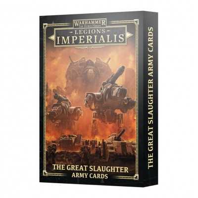 ARMY CARDS mazzo di carte THE GREAT SLAUGHTER in inglese LEGIONS IMPERIALIS warhammer THE HORUS HERESY età 12+ Games Workshop - 