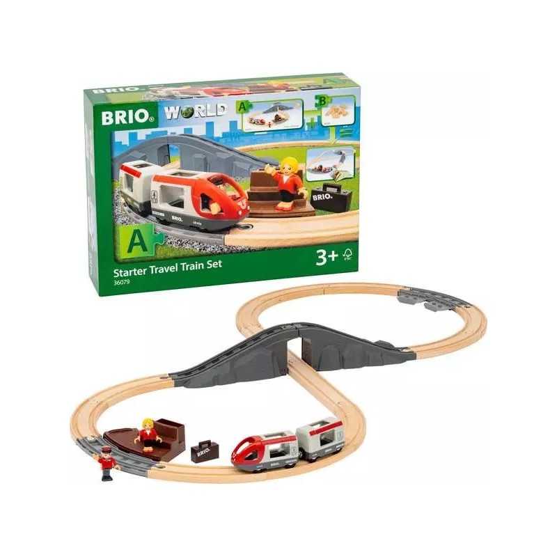 ANTICO FERROVIA IN Legno Locomotiva Con Rimorchi Gru Gioco Vintage EUR