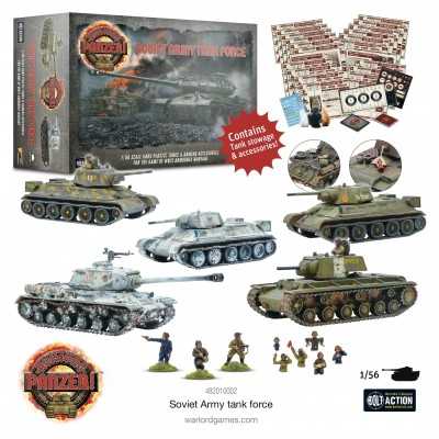 ACHTUNG PANZER box SOVIET ARMY TANK FORCE warlord games IN INGLESE bolt action Warlord Games - 1