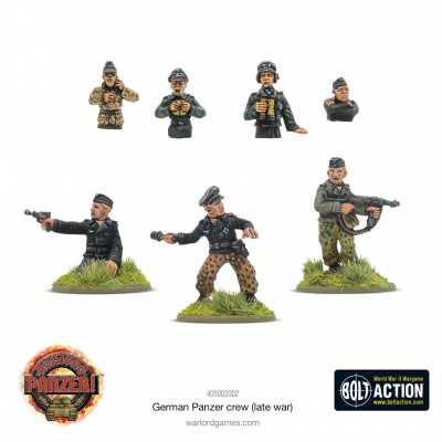 ACHTUNG PANZER set di miniature GERMAN TANK CREW warlord games Warlord Games - 2