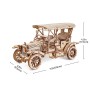 VINTAGE CAR rokr ROBOTIME in legno PUZZLE 3D classical AUTO età 14+ ROBOTIME - 6