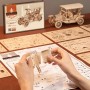 VINTAGE CAR rokr ROBOTIME in legno PUZZLE 3D classical AUTO età 14+ ROBOTIME - 7